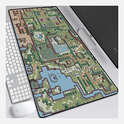 IGIRC Mauspad Legende von Zelda-Geschwindigkeits-Gaming Mousepads | XXL Mousepad | 900 x 400mm Größe | 3 mm Dicke Basis |Perfekte Präzision und Geschwindigkeit, F von Hemore