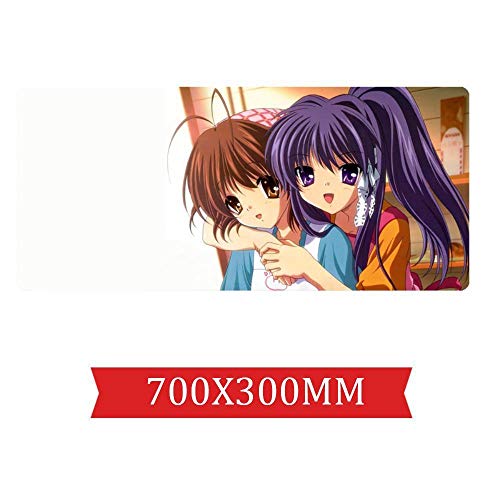 Mauspad Mädchengeschenk Geschwindigkeits-Spiel Mousepad |XXL Mousepad | 700 x 300mm Großformat | 2 mm Dicke Basis | Perfekte Präzision und Geschwindigkeit, D von Hemore