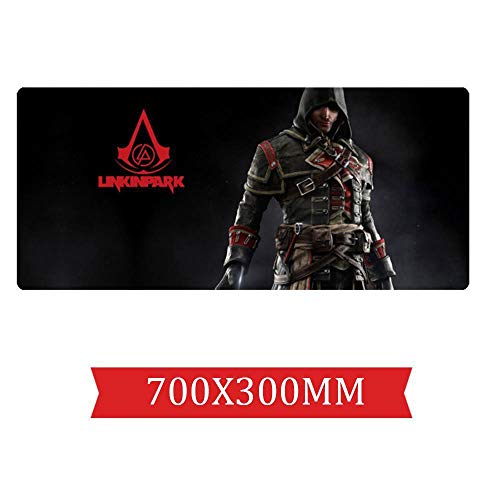 Mauspad Meuchelmörderspiel Geschwindigkeits-Spiel Mousepad |XXL Mousepad | 700 x 300mm Großformat | 3 mm Dicke Basis | Perfekte Präzision und Geschwindigkeit, F von Hemore