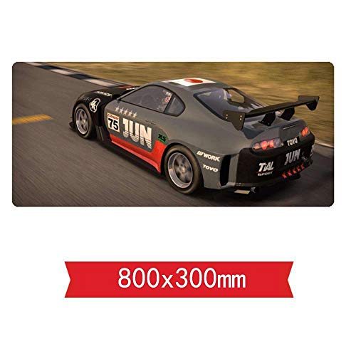 Mauspad Need for Speed ​​800X300mm Mauspad, Speed ​​Gaming Mousepad, Erweitertes XXL großes Mousemat mit 2mm starker Basis, für Notebooks, PC, K von IGIRC