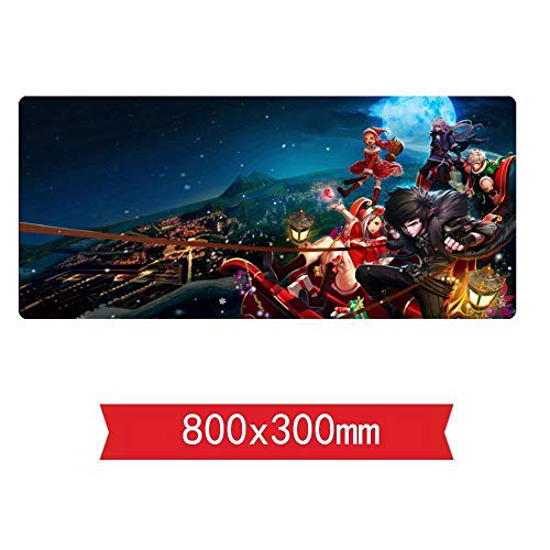 IGIRC Mauspad Perfektes Tischset Geschenk 800X300mm Mauspad, Speed ​​Gaming Mousepad, Erweitertes XXL großes Mousemat mit 2mm starker Basis, für Notebooks, PC, H von Hemore