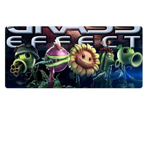 Mauspad Pflanzen gegen Zombies Speed ​​Gaming Mousepad |XXL Mousepad | 700 x 300mm Großformat | 3 mm Dicke Basis | Perfekte Präzision und Geschwindigkeit, J von Hemore