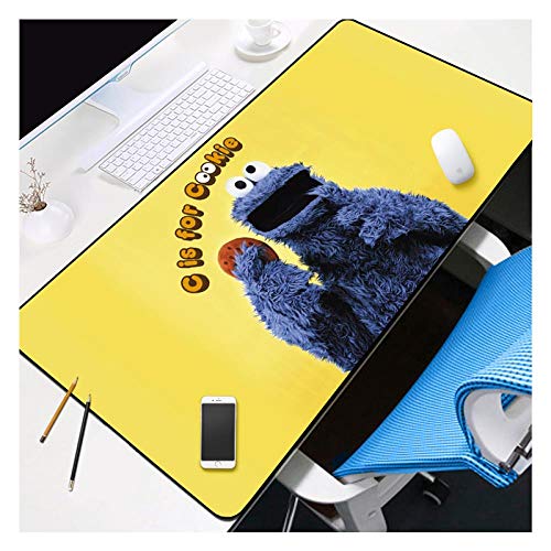 Mauspad Plush Monster 900X400mm Mouse pad, Speed Gaming Mousepad,Extended XXL Large Mousemat with 3mm-Thick Base,for notebooks, PC, B von IGIRC