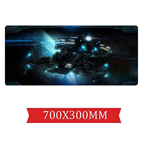 Mauspad Star Tischset Geschenk 700X300mm Mauspad, Speed ​​Gaming Mousepad, Extended XXL großes Mousemat mit 2mm starker Basis, für Notebooks, PC, A von IGIRC