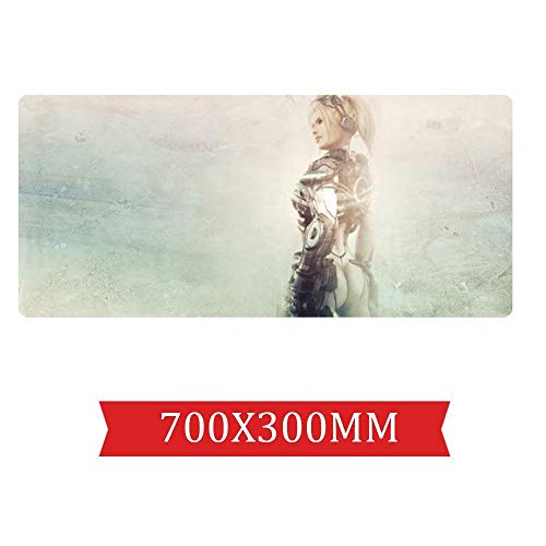 Mauspad Star Tischset Geschenk 700X300mm Mauspad, Speed ​​Gaming Mousepad, Extended XXL großes Mousemat mit 2mm starker Basis, für Notebooks, PC, C von IGIRC