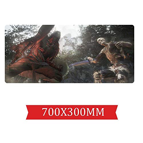 Mauspad Tischset für Jungen Speed ​​Gaming Mouse Pad | XXL Mousepad | 700 x 300mm Großformat | 2 mm Dicke Basis | Perfekte Präzision und Geschwindigkeit, C von Hemore