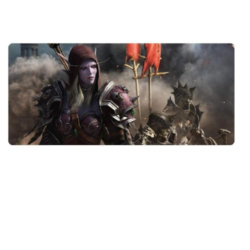 Mauspad World of Warcraft Geschwindigkeits-Spiel Mauspad |XXL Mousepad | 900 x 400mm Größe | 3 mm Dicke Basis |Perfekte    Präzision und Geschwindigkeit, D von IGIRC