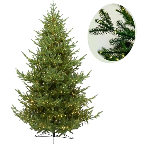 IGOOD Premium Künstlicher Weihnachtsbaum 180cm mit Beleuchtung 1000 Warmweißen Lichtern–Einfacher Aufbau Wunderschöne Baumspitzen aus 100% Spritzguss-Besonders Naturgetreuer PE Tannenbaum Christbaum IGOOD Premium Künstlicher Weihnachtsbaum 180cm mit Beleuchtung 1000 Warmweißen Lichtern–Einfacher Aufbau Wunderschöne Baumspitzen aus 100% Spritzguss-Besonders Naturgetreuer PE Tannenbaum Christbaum von IGOOD