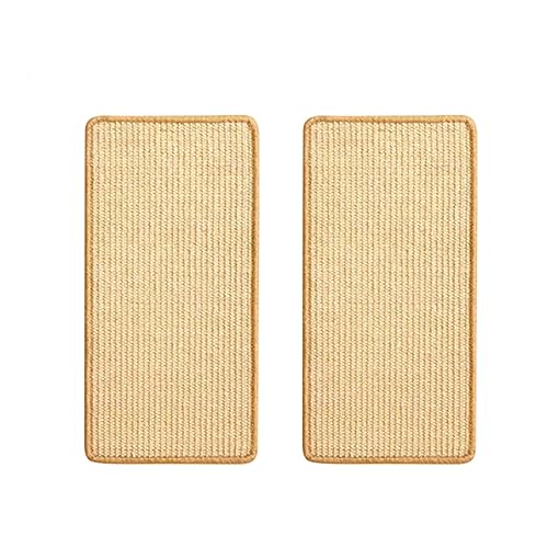 2 Stück Kratzmatte Katze,Natürlich Sisal Teppich,Katzen Kratzteppich,rutschfest Kratzbretter Sisalmatte,Katzenboden Kratzpad Katzen Kratzmöbel,Ecken Kratzschutz für Sofas Couch (30 * 60cm) von IGTOPS