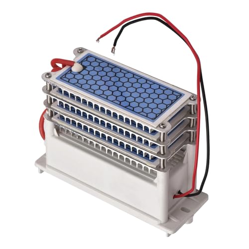 Auto Ozongenerator, Industrieller Ozon-Generator O3 Luftreiniger, 4 Keramischen Platten Luftsterilisator, Ozonisator für Zimmer Hotels Garagen Bauernhöfe (A) von IGTOPS