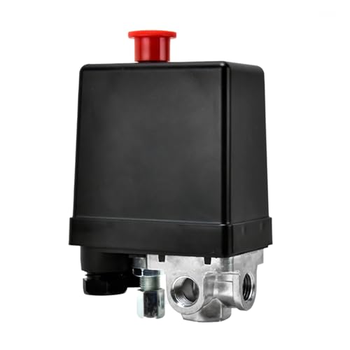 Druckschalter Kompressor 220V Luftkompressor Druckschalter 4 Loch Luftkompressorregler Mehrzweck Druckschalter Steuerventil für Schnellen Druckabbau (20A) von IGTOPS