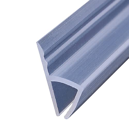 Duschdichtung, 200cm Duschtürdichtung für 6/8/10/12mm, Gummi Ersatzdichtung Wasserabweiser Dusche Glastür, Duschtür Dichtung Duschdichtung (H1, 8mm) (H-6mm) von IGTOPS