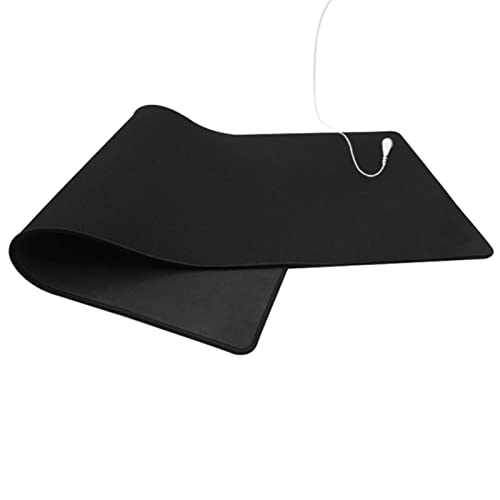 Erdungsmatte, 100 * 30cm, Erdungsmatte Set mit EU Erdungskabel, Universal Erdungsmatte Antistatikmatte für unter dem Schreibtisch, Tisch, Sofa (100 * 30 CM) von IGTOPS