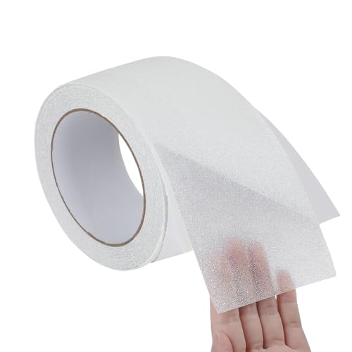 IGTOPS Antirutsch Klebeband 10cmx10m Transparent Anti Rutsch Streifen Selbstklebend Wasserdicht Rutschfeste Klebeband für Drinnen und Draußen Antirutsch Treppe Streifen von IGTOPS