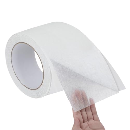 IGTOPS Antirutsch Klebeband 15cmx10m Transparent Anti Rutsch Streifen Selbstklebend Wasserdicht Rutschfeste Klebeband für Drinnen und Draußen Antirutsch Treppe Streifen von IGTOPS