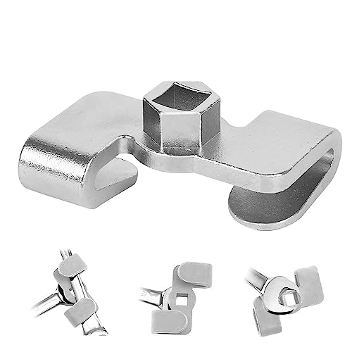 IGTOPS Maulschlüssel Verlängerung für Brechstangen mit 1/2" Antrieb/21 mm, Schraubenschlüssel Verlängerungsschlüssel für mehr Hebelwirkung (Silver White) von IGTOPS