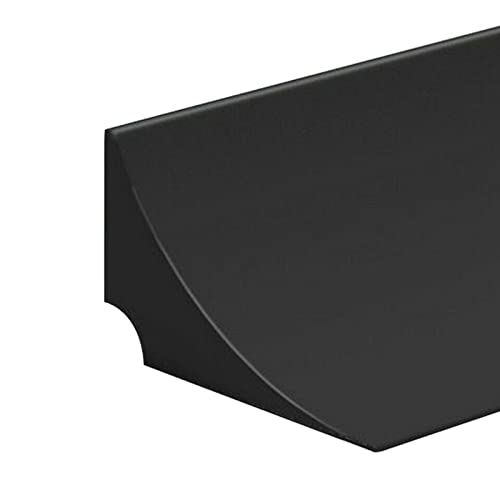 Schwallschutzleiste Dusche Selbstklebend, Küchentischplatte Schwallschutz Duschwasserstop, Silikonstreifen, Water Stopper Strip Wasserstopper Dusche (Black - 100cm) von IGTOPS