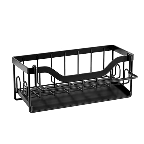 Schwammregal Küche Spüle Veranstalter, 304 Edelstahl Küche Wand montiert Lagerung Rack, Geschirrspülen Spüle Regal, Gewürzregal, Entwässerung Rack für Küche Bad Schlafzimmer (B) von IGTOPS