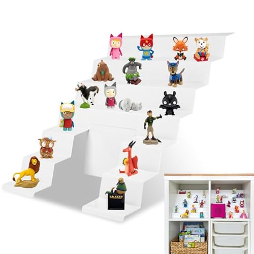 Tonie Spielzeug-Magnetregal für IKEA-Schränke, 120° Biegeverfahren, Spielzeugregal, Regal für Toniebox und Tonie-Boxen (A) von IGTOPS