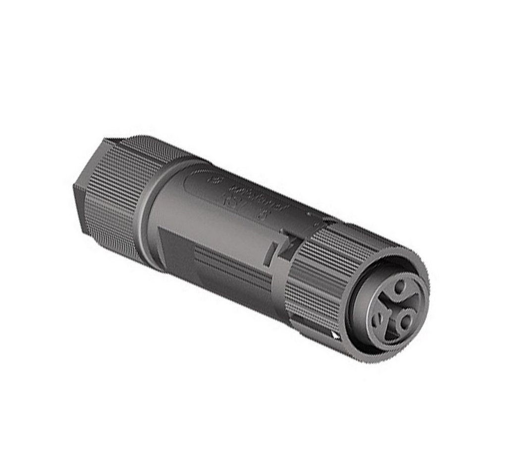 IGcons Gartenstecker Wieland Buchse 3 polig Female RST mini RST16I3 Verschaltung IP69 5- (1-St., Lieferumfang: 1x Buchse für ein dreiadriges Kabel, Wieland) von IGcons