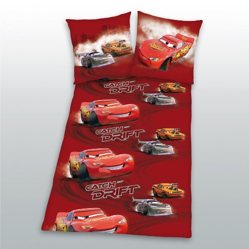 IH-Allround Cars Disney Bettwäsche CATCH MY DRIFT Sondermodell Gr. 135/200 von IH-Allround