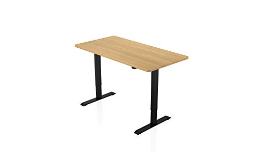 - AGIL - Elektrisch Höhenverstellbarer Schreibtisch - Schwarzes Gestell mit Einzelmotor & Ahorn Tischplatte - 140 x 70 cm - stufenlos verstellbar - Ergonomischer Sitz-steh-Schreibtisch - AGIL - Elektrisch Höhenverstellbarer Schreibtisch - Schwarzes Gestell mit Einzelmotor & Ahorn Tischplatte - 140 x 70 cm - stufenlos verstellbar - Ergonomischer Sitz-steh-Schreibtisch von IH Engineering BV