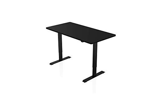 - AGIL - Elektrisch Höhenverstellbarer Schreibtisch - Schwarzes Gestell mit Einzelmotor & Schwarzer Tischplatte - 140 x 70 cm - stufenlos verstellbar - Ergonomischer Sitz-steh-Schreibtisch - AGIL - Elektrisch Höhenverstellbarer Schreibtisch - Schwarzes Gestell mit Einzelmotor & Schwarzer Tischplatte - 140 x 70 cm - stufenlos verstellbar - Ergonomischer Sitz-steh-Schreibtisch von IH Engineering BV