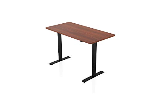 - AGIL - Elektrisch Höhenverstellbarer Schreibtisch - Schwarzes Gestell mit Einzelmotor & Walnuss Tischplatte - 140 x 70 cm -stufenlos verstellbar - Ergonomischer Sitz-steh-Schreibtisch - AGIL - Elektrisch Höhenverstellbarer Schreibtisch - Schwarzes Gestell mit Einzelmotor & Walnuss Tischplatte - 140 x 70 cm -stufenlos verstellbar - Ergonomischer Sitz-steh-Schreibtisch von IH Engineering BV