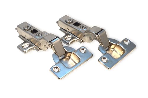 IHC 4 Stück 35mm Mittelanschlag Topfband mit hydraulisch Dämpfer Scharnier Topfscharniere Topfbänder von IHC