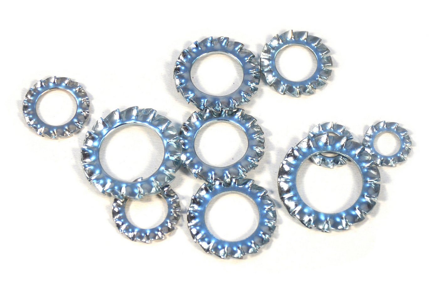 IHC Fächerscheibe DIN 6798 A Fächerscheiben Zahnscheiben Sicherungsscheiben Außengezahnt, 20-St. von IHC