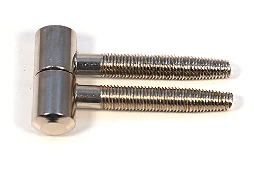 IHC Türband Einbohrbänder Aufschraubband Tür-Scharnier Scharnier Silber Höhe: 42mm (4) von IHC