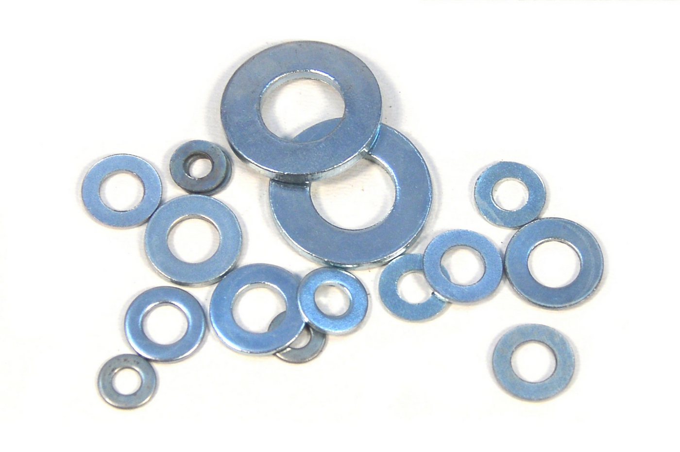 IHC Unterlegscheibe DIN 125 Unterlegscheiben Beilagscheiben ISO 7089 verzinkt, 20-St. von IHC