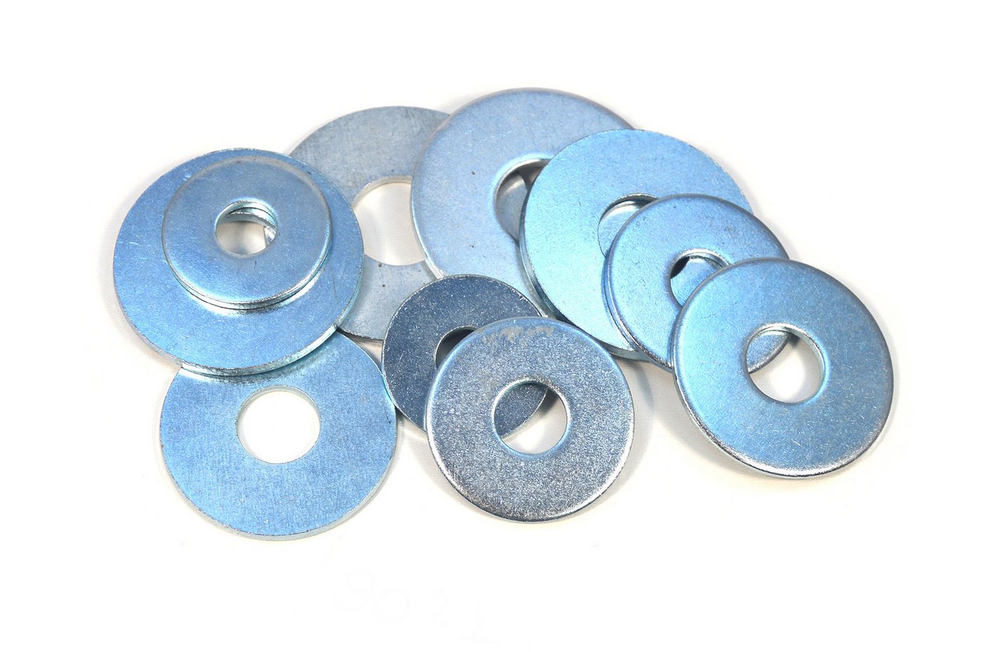 IHC Unterlegscheibe DIN 9021 Unterlegscheiben Beilagscheiben ISO 7093 vezinkt, 20-St. von IHC