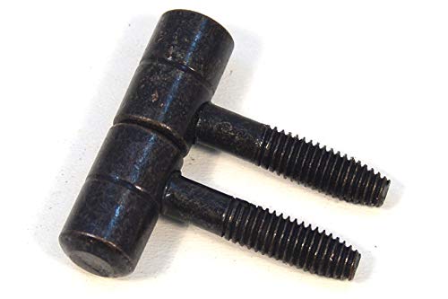 Türband Einbohrbänder Aufschraubband Tür-Scharnier Scharnier Schwarz Höhe:40mm (2) von IHC
