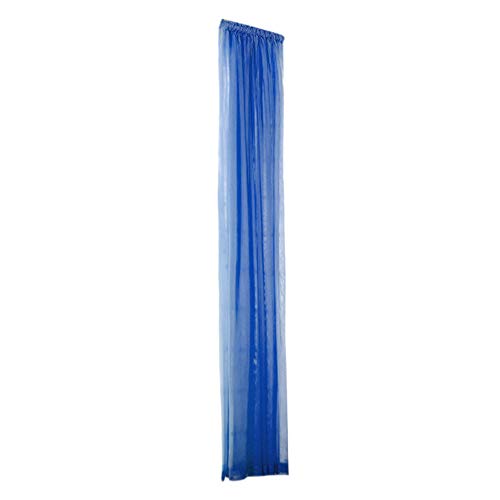 IHEHUA Farbe Tür Fenster Panel Sheer 1 Drapierung Schal Tüll PCS Vorhang Heimtextilien Lime Duschvorhang (Dunkelblau, Einheitsgröße) von IHEHUA