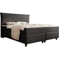 Boxspringbett Emden 180x200cm Schwarz TFK von IHG