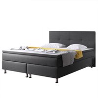 Boxspringbett Dallas 180x200 Webstoff Anthrazit von IHG
