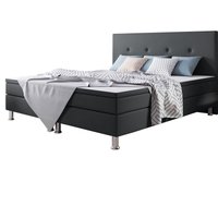 IHG Boxspringbett Jump 180x200 Webstoff Anthrazit Typ 2 von IHG