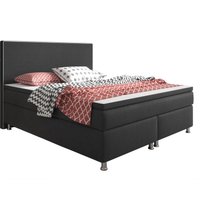 Boxspringbett King Size 180x200 cm Webstoff Anthrazit von IHG