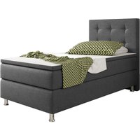 Boxspringbett Köln 90x200 Webstoff Anthrazit von IHG