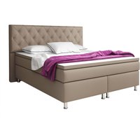 IHG Boxspringbett Turin 180x200 cm Kunstleder Muddy von IHG