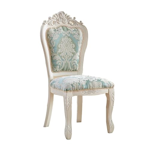 Europäischer Esszimmerstuhl, bequemer Rückenlehnenhocker for das Esszimmer zu Hause, Massivholz geschnitzter Stuhl zu Hause, Ankleidehocker Stuhl geeignet for Küche Schlafzimmer moderner Hocker (zweit Europäischer Esszimmerstuhl, bequemer Rückenlehnenhocker for das Esszimmer zu Hause, Massivholz geschnitzter Stuhl zu Hause, Ankleidehocker Stuhl geeignet for Küche Schlafzimmer moderner Hocker (zweit von IHGVVING