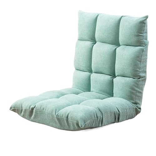 IHGVVING Bodenstuhl Verstellbar 14 Ebenen Memory, Klappbarer Bodensofastuhl Liegestuhl Klappbares Schlafsofa Liege, Geeignet for Lesen Spiele Meditation, Komplett Montiert(Bronze1) von IHGVVING