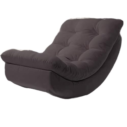 Moon Rocking Single Lounger, ein Schaukelstuhl for ein Nickerchen im Wohnzimmer, mit sanftem Halbmondbogen, der ergonomisch passt, und einem Rundum-Design, das Kopf, Nacken, Taille und Hüfte stützt, s von IHGVVING