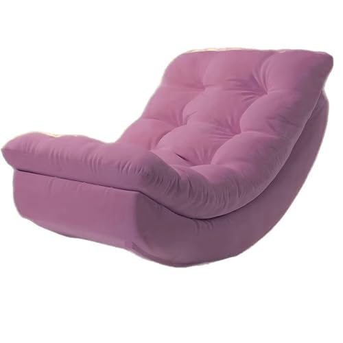 Moon Rocking Single Lounger, ein Schaukelstuhl for ein Nickerchen im Wohnzimmer, mit sanftem Halbmondbogen, der ergonomisch passt, und einem Rundum-Design, das Kopf, Nacken, Taille und Hüfte stützt, s von IHGVVING