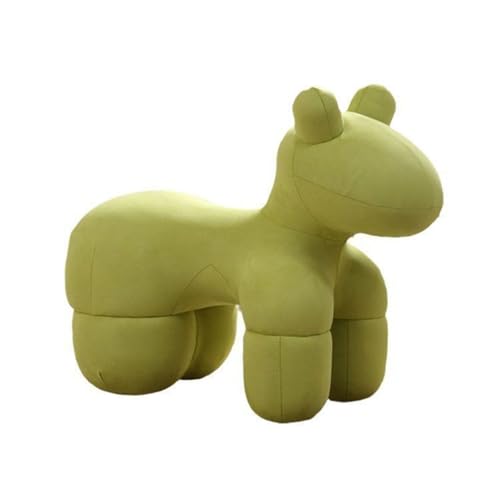 Pony Lazy Wohnzimmer-Sofastuhl, Schuhbank, Wohndekoration, bequemer Stuhl for zu Hause, kann drinnen oder draußen aufgestellt werden, geeignet for Wohnzimmer-Dekorationsmöbel (grau)(Green,80*35*50) von IHGVVING