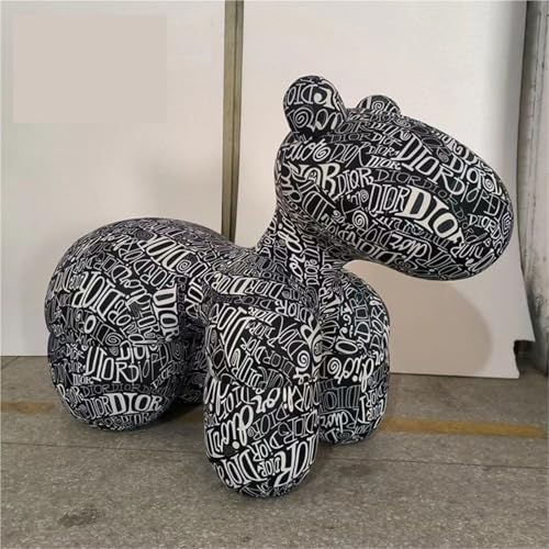 Pony Lazy Wohnzimmer-Sofastuhl, Schuhbank, Wohndekoration, bequemer Stuhl for zu Hause, kann drinnen oder draußen aufgestellt werden, geeignet for Wohnzimmer-Dekorationsmöbel (grau)(Multi-colored 11 O von IHGVVING