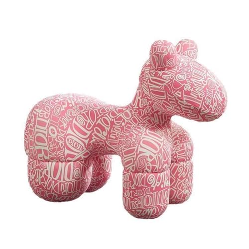 Pony Lazy Wohnzimmer-Sofastuhl, Schuhbank, Wohndekoration, bequemer Stuhl for zu Hause, kann drinnen oder draußen aufgestellt werden, geeignet for Wohnzimmer-Dekorationsmöbel (grau)(Multi-colored 1,85 von IHGVVING