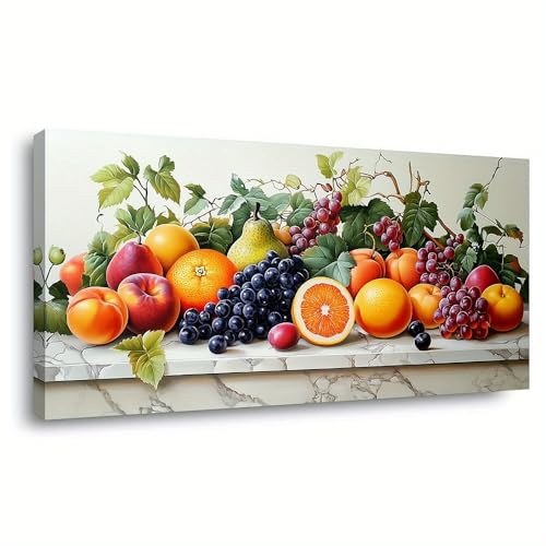 IHHGNB Moderne abstrakte Obstmalerei auf Leinwand, Wandkunstdrucke, Wohnzimmer, Schlafzimmer, Büro, Heimdekoration, Bilder (75 x 150 cm (30 x 59 Zoll) / ohne Rahmen) von IHHGNB