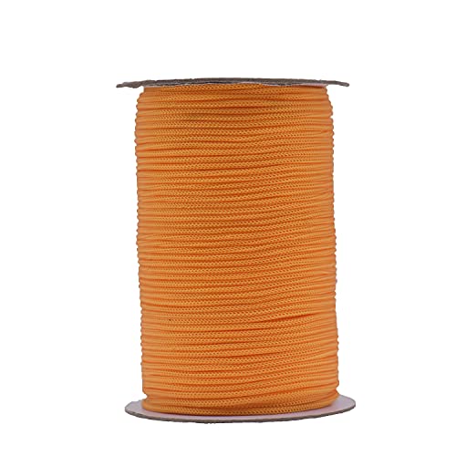 IHKFILAN Polypropylen Utility Rope Kordelzug Hohl geflochtenes, PP-Seil Barrier Rope Polypro Rope, Flechtleine Tauwerk,Outdoor Seil Knotenfest (Orange, 3MM) von IHKFILAN